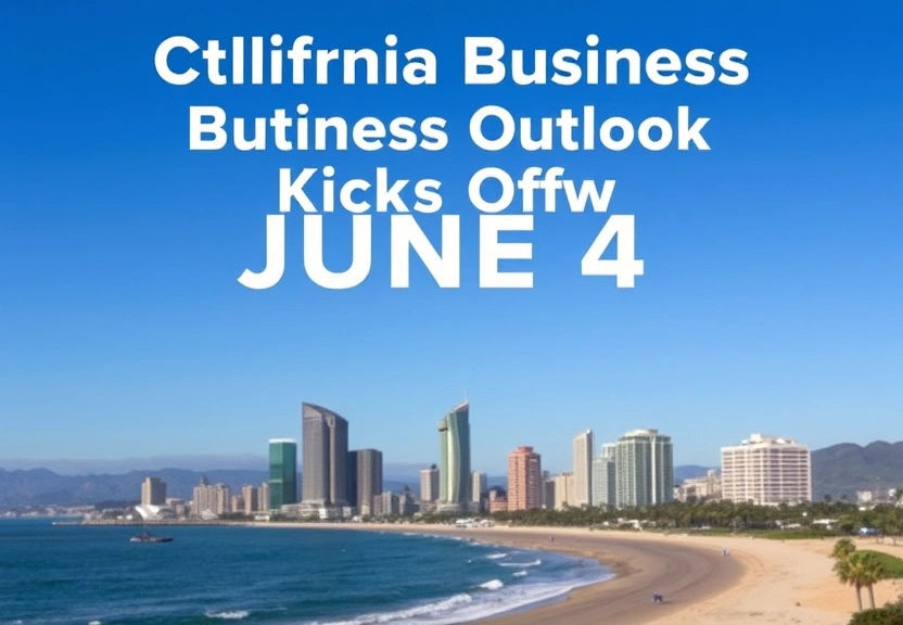 California Business Outlook Kicks Off on June 4 1 Representação visual de California Business Outlook Kicks Off on June 4